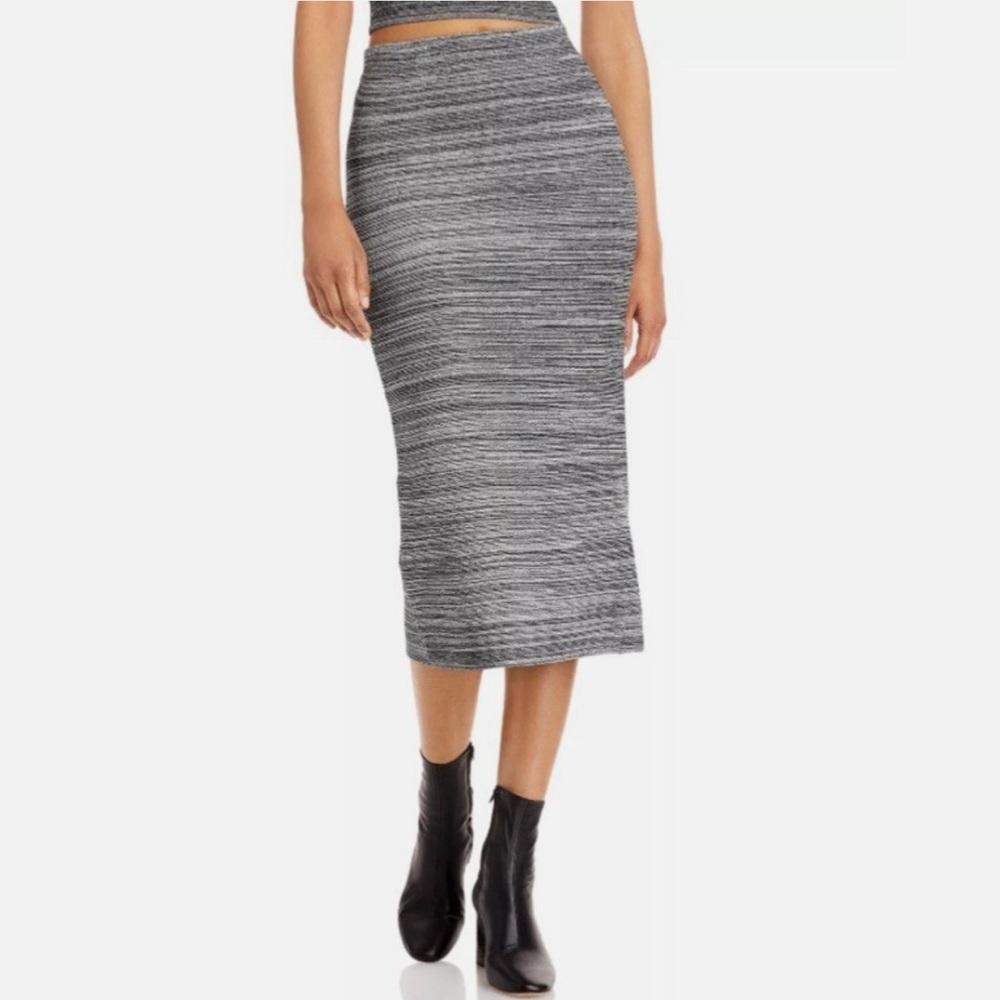 Proenza Schouler White Label Melange Knit Midi Skirt - S